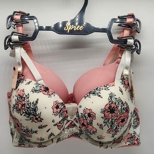 34B Push Up Bra - 2 pcs set and strapless Solution
